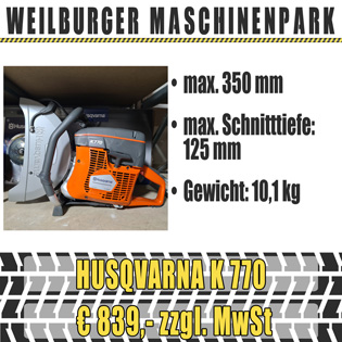 Husqvarna Trennschleifer K 770