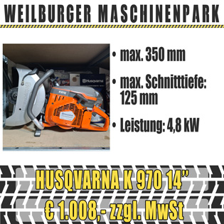 Husqvarna Trennschleifer K 970 350 mm
