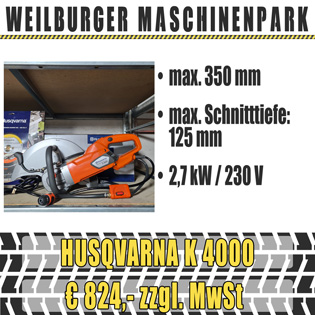Husqvarna Trennschleifer K 4000