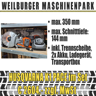 Husqvarna Trennschleifer K 1 PACE